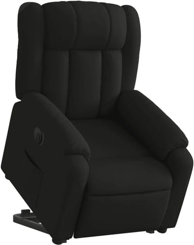 Elektrische Sta-op Stoel - Comfort Stoel Relax - Ondersteuning Senioren - Elektrisch Verstelbaar - 110 kg Max - Zwart