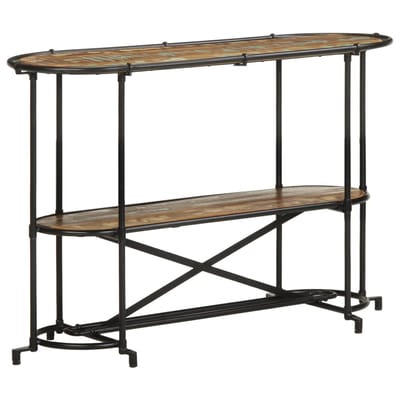 vidaXL - Wandtafel - 110x42x76 - cm - massief - gerecycled - hout