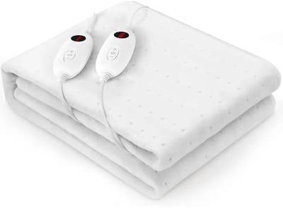 187x140 cm Elektrische Deken – Verwarmd Matras voor Tweepersoonsbed, Elektrische Bedwarmer, 6 Warmtestanden, Automatische Uitschakeling na 8 Uur, Comfortabele Onderdeken voor Winter en Koude Nachten
