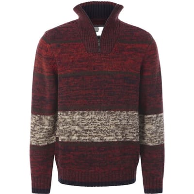Babista herren Trui - 48/50 - donkerrood - Plus Size