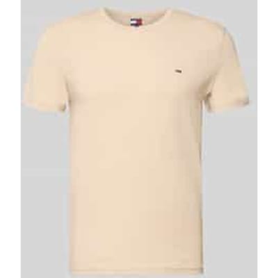 Regular fit T-shirt van katoenmix