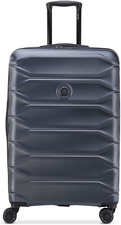 Delsey Paris Meteor 4 wielen Trolley L 78 cm met uitbreidingsplooi - Harde bagage - TSA slot - ocean blue