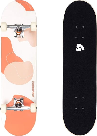 Compleet Skateboard - Cruiser Board - Stadscruisen Carven - 7-laags Esdoorn Dek - 79 x 20 cm - Modern Terracotta