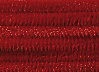 Chenilledraad Folia 50cm lang - 10 stuks donkerrood