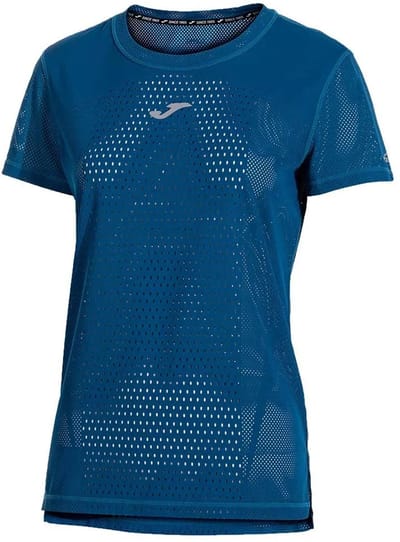 Joma Marathon Ii T-shirt Met Korte Mouwen Blauw M Vrouw