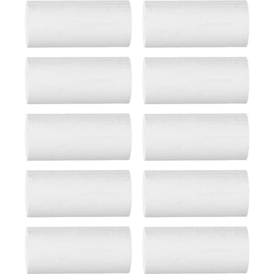 10 Rouleaux Papier Thermique d'Impression Portable Sans Noyau HD Recharge Papier Thermique Set white