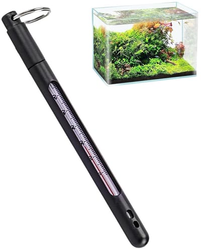 Watertemperatuurmeter Visserij - Vis thermometer Aquarium - Vangst Optimaliseren - Snel Afleesbaar - 15 cm - Zwart