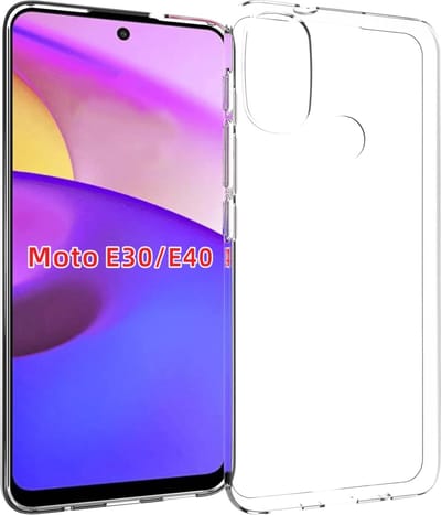Silicone hoesje Geschikt voor: Motorola Moto E20/E30/E40 - transparant