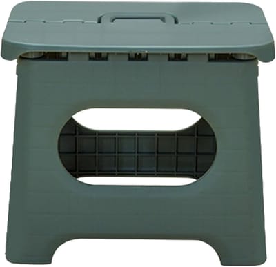 Allecto - Opvouwbare kruk - Kinderkruk - Draagbaar - Lichtgewicht - Kamperen - Picknick - Groen - Groot formaat - 100kg - Plastic