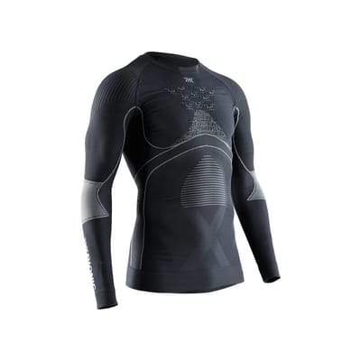 X-Bionic Energy Accumulator 4.0 Thermoshirt Lange Mouwen Heren Charcoal/Pearl Grey - M