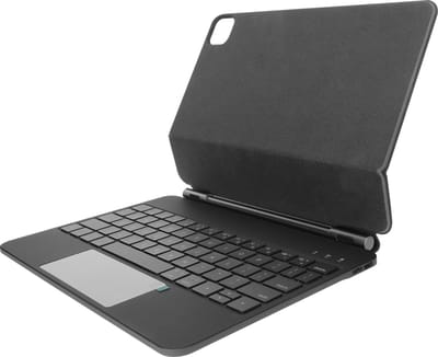 Avizar Toetsenbord behuizing Geschikt voor iPad Air 5 2022, Air 4 2020 Bluetooth QWERTY, magnetische houder, Zwart