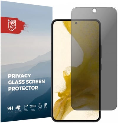 Rosso Privacy Screen Protector Geschikt voor de Samsung Galaxy S22 Plus - 9H Gehard Glas - Case Friendly Tempered Glass - Eenvoudige Installatie