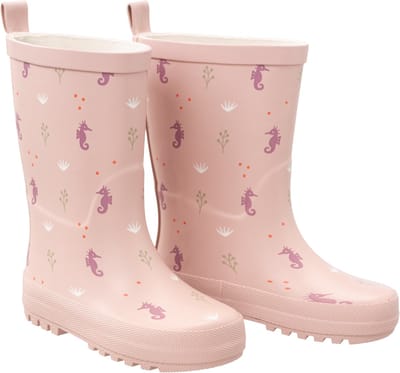 Fresk Regenlaarzen voor Kinderen 21 - Regenlaarsjes voor Meisjes - Kaplaarzen - Roze - Seahorse