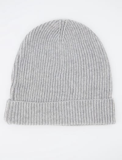 Cashmere Blend Muts / Grijs / One Size