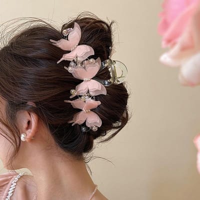 Schattige vlinder haarspeldjes voor vrouwen meisjes Franse temperament vlinder haar klauwen clip mode grote haarspeld haaraccessoires