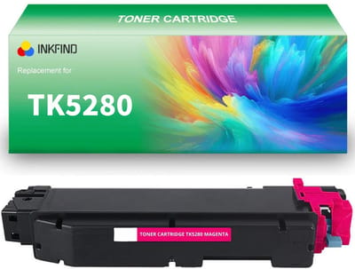 INKFIND TK-5280 Magenta tonercartridge compatibel met Kyocera TK5280 TK-5280 Magenta geschikt voor Kyocera ECOSYS M 6235cidn/6235cidnt/6635cidn/P 6235cdn - 1-pack Magenta