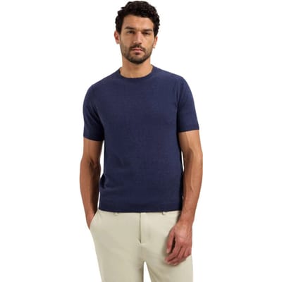 No Excess Pullover short sleeve crew neck mel night