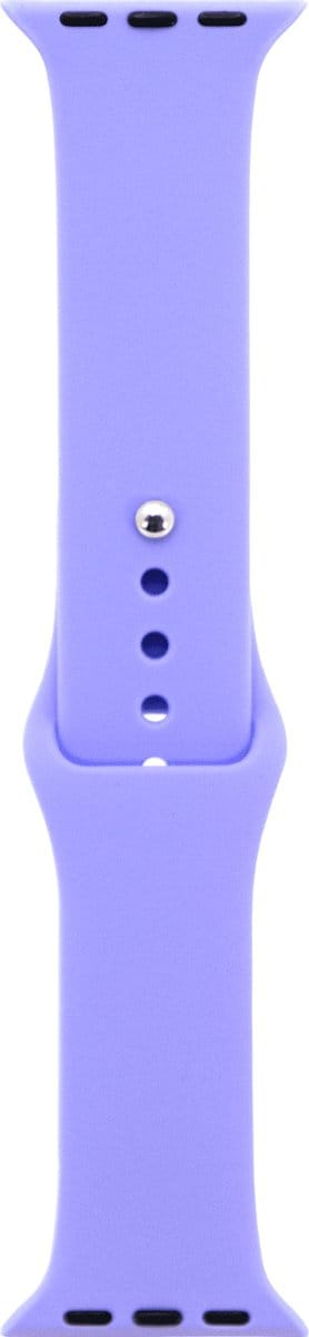 smartwatch bandje Silicoon voor watch bandje - Paars - Geschikt Voor 38 / 40 / 41mm - Smartwatch Siliconen Bandje