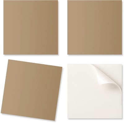 Set zelfklevende vinyltegels, donkergeel, 9x30x30 cm