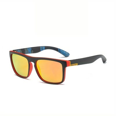 Bovista Polarizerende Zonnebril - Zonnenbrillen - Zonnenbril - Sun Glasses - Sunglasses - Techno Bril - Rave & Festival - Premium Quality - Rode Lens