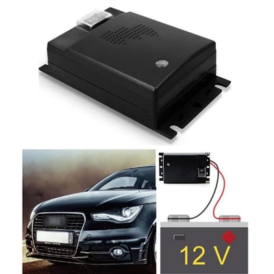 12V Ultrasone Ratten Knaagdier Afschrikmiddel Voor Auto Vrachtwagen Motorruimte black