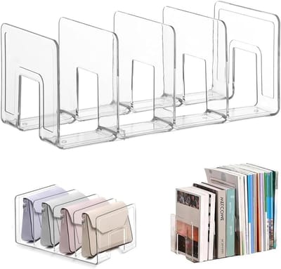 Transparante Acryl Plankverdeler voor Handtassen - Opbergoplossing voor Organisatie (32 x 15 x 13 cm) - Ruimtebesparend en Duurzaam