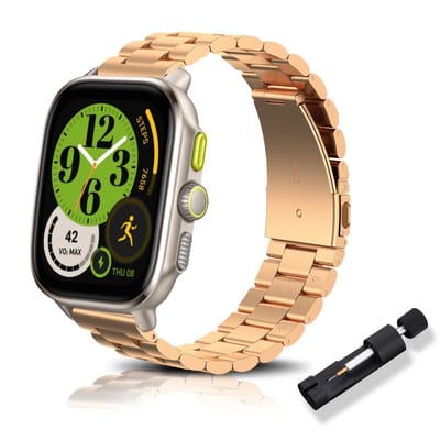 Dailygoods - Roestvrijstalen Horlogeband 20 mm voor Smartwatches