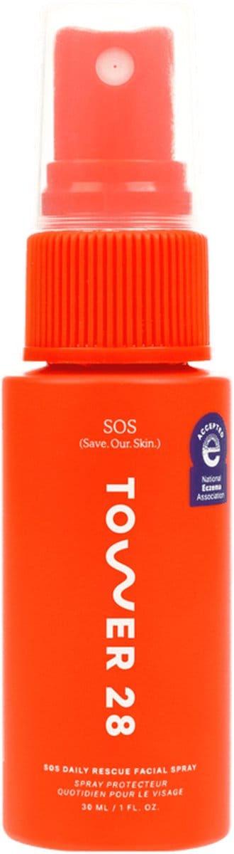 Tower 28 Beauty SOS Daily Rescue Facial Spray - Hypochlorous Acid - Gezichtsspray - Acne & Rosacea - Eczeem - Roodheid & Irritatie - 30ml
