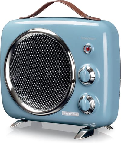 Ariete 0808/05 - draagbare compacte ventilatorkachel - 2000 Watt - koelfunctie - blauw