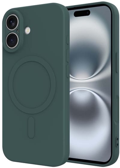 Just in Case hoesje geschikt voor iPhone 17 Hoesje geschikt voor MagSafe - Color Backcover - Groen