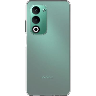 Just in Case hoesje geschikt voor Oppo A5 (5G) Hoesje Siliconen - Flexibele Case - Transparant