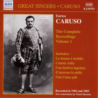 Great Singers-Compl.Vol.1 Recordings/W/Salvatore Cottone-Piano - Caruso, Enrico