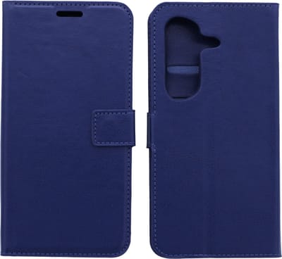 Bookcase Geschikt voor: Samsung Galaxy S22 Donkerblauw - portemonnee hoesje - ZT Accessoires