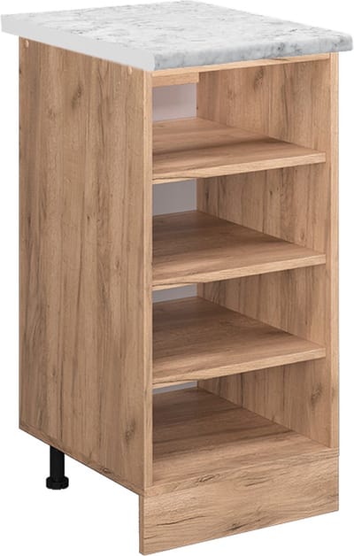 Vicco R-Line Keukenrek – 40 cm, WB Marmer Krachtige eik goud