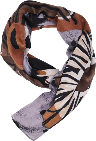 HELENA SC22-1 sjaal voor de winter, warm, ronde hals, casual