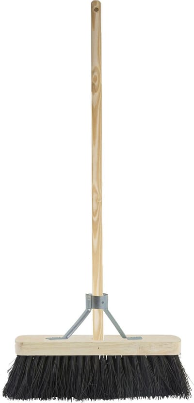 Betra Buitenbezem - FSC hout - natuurvezel - hard - 40 x 120 cm