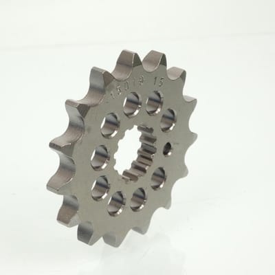 Pignon de sortie de boite Esjot pour Moto Yamaha 125 Tdr R Deltabox 1993 à 2002 15 dents pas 428 Neuf
