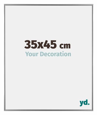 Your Decoration - Fotolijst 35x45 cm - Kunststof - Zilver Hoogglans - Evry