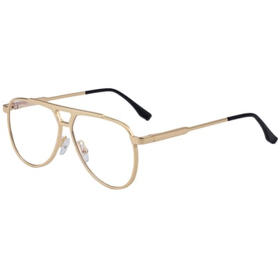 Klassieke Piloot Myopie Bril Heren Luxe Metalen Frame Blauw Licht Blokkerend High-definition Computerbril UV400 Myopia-4