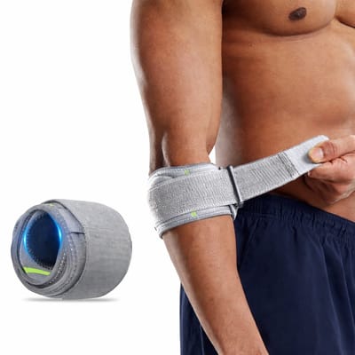 Elleboogbraces – 1 Stuks – Verstelbare Tenniselleboog Brace – Comfortabele Steun voor Golfers, Sporters & Revalidatie