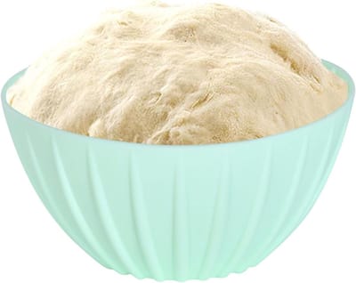 Rijsmanden Brood - Deeg Manden - Zuurdesem Bakken - Silicone Materiaal - 13 cm Diameter - Groen