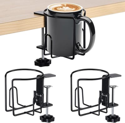 Praktische Drinkhouder voor op Bureau - Ideaal voor Flessen, Bekers en Koffiemokken