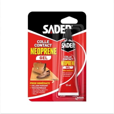 Extra sterke neopreen gel contactlijm - SADER - Alle materialen - Directe hechting - Tube van 55 ml