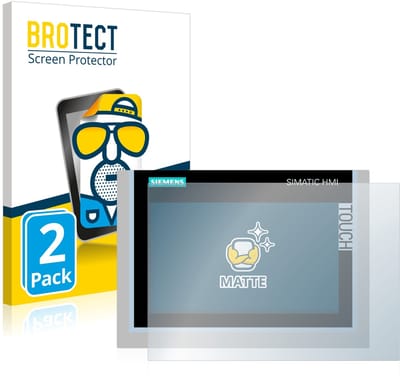 BROTECT - Screenprotector voor Siemens Simatic HMI TP700 Comfort - Folie Beschermfolie matte 2 Stuks