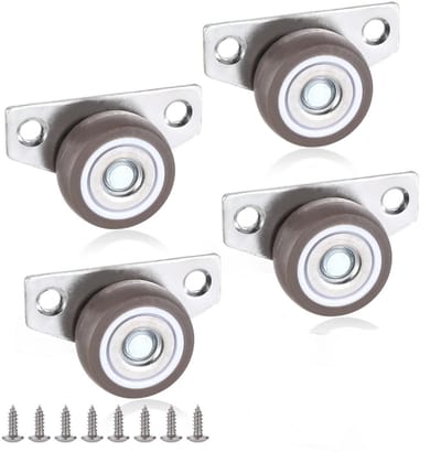 Zijwielen 32 mm - 4 Stuks Meubelwielen voor Vloerladen en DIY Projecten