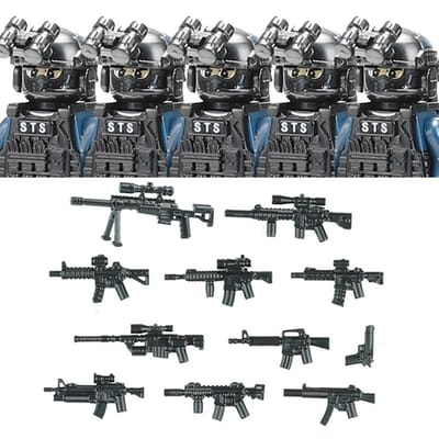 Legerstijl Hoge Kwaliteit Figuren Hoge Kwaliteit Rellen Hoge Kwaliteit Politie Militaire figuur Hoge Kwaliteit Gebouw Hoge Kwaliteit Blokken Stedelijk gebied