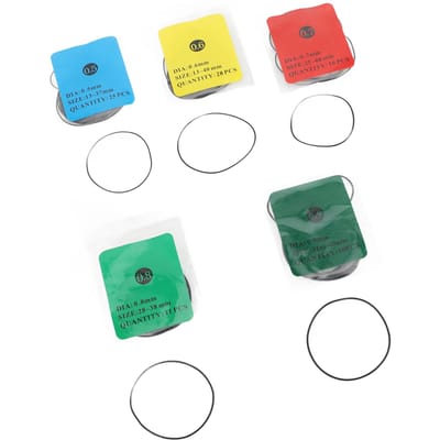 90 pièces Joints toriques résistants à l'eau pour fond de montre Joints pour couvercle arrière de montre Kit de remplacement de joints en caoutchouc pour horlogers et blue