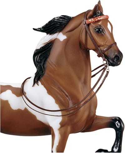 Paardentuig - Trenzen - Paarden aankleden - Versierde hoofdband - Schaal 1:9 - Multicolor