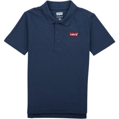 Levi´s ® Kids Back Neck Tape Korte Mouw Poloshirt Blauw 16 Years Jongens