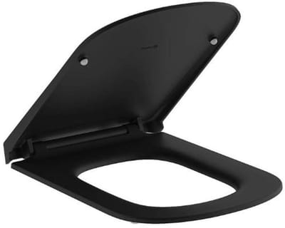 Kludi Resa S - Toiletzitting Slim, SoftClosing, QuickRelease, matzwart 27WCS39